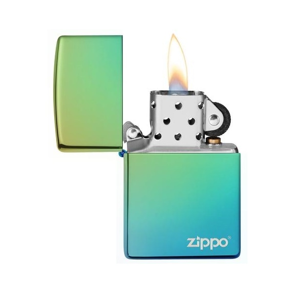 2024 Zippo High Polish Teal, Laser Engrave,